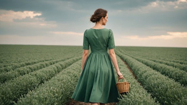 Discover timeless elegance in a sage green dress